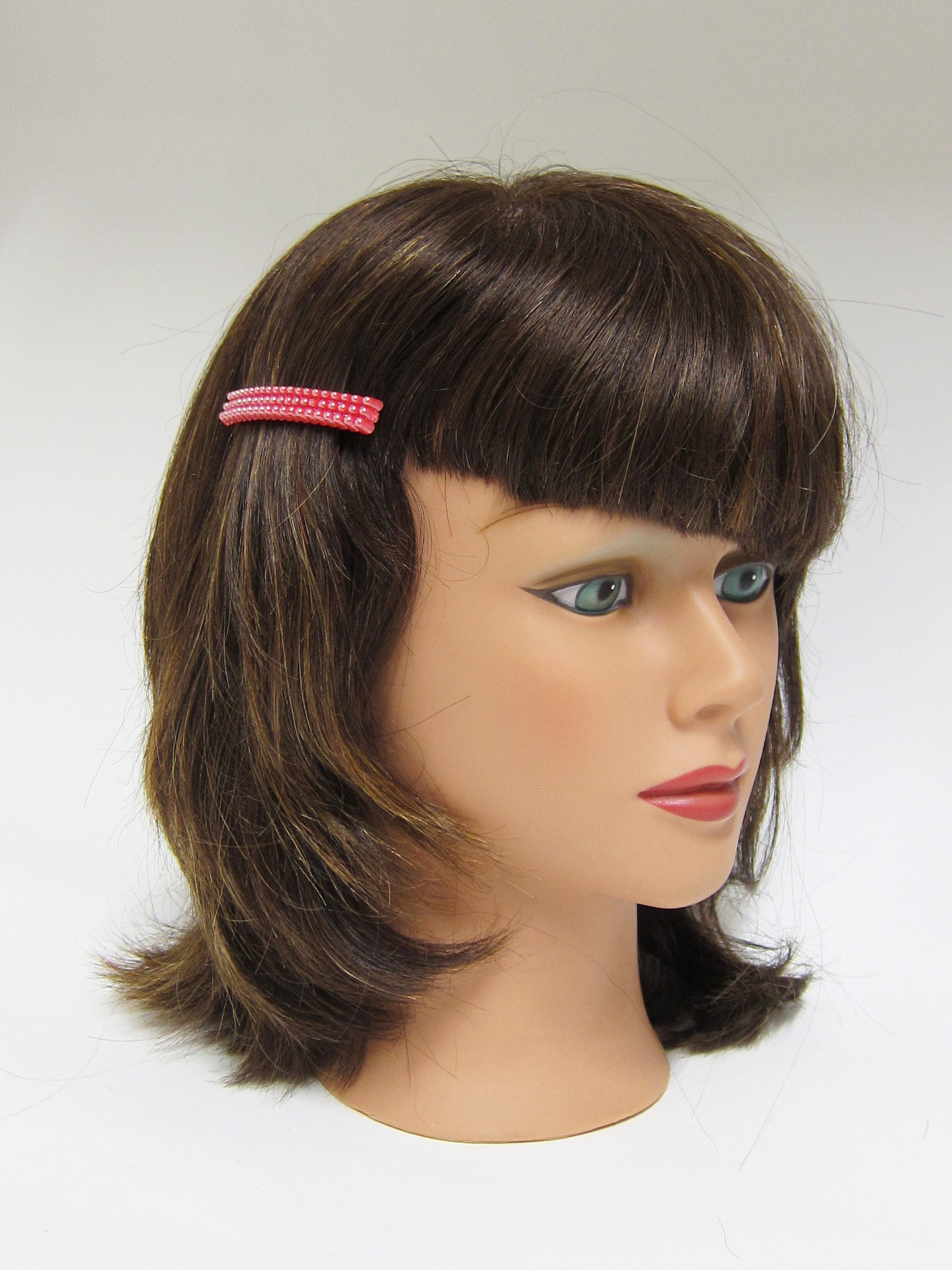 1960 年代のビンテージ バレッタ、2.4 インチのパール レッドの