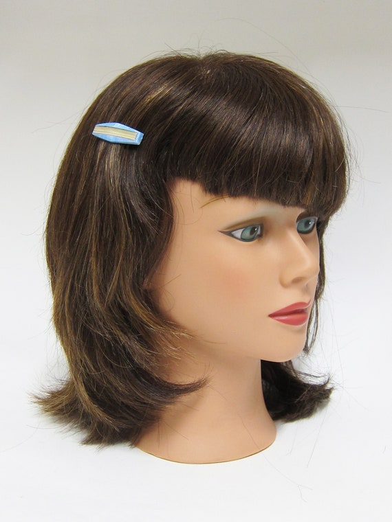 SMALL 1960's vintage barrette hair clip, 1.7" lig… - image 7