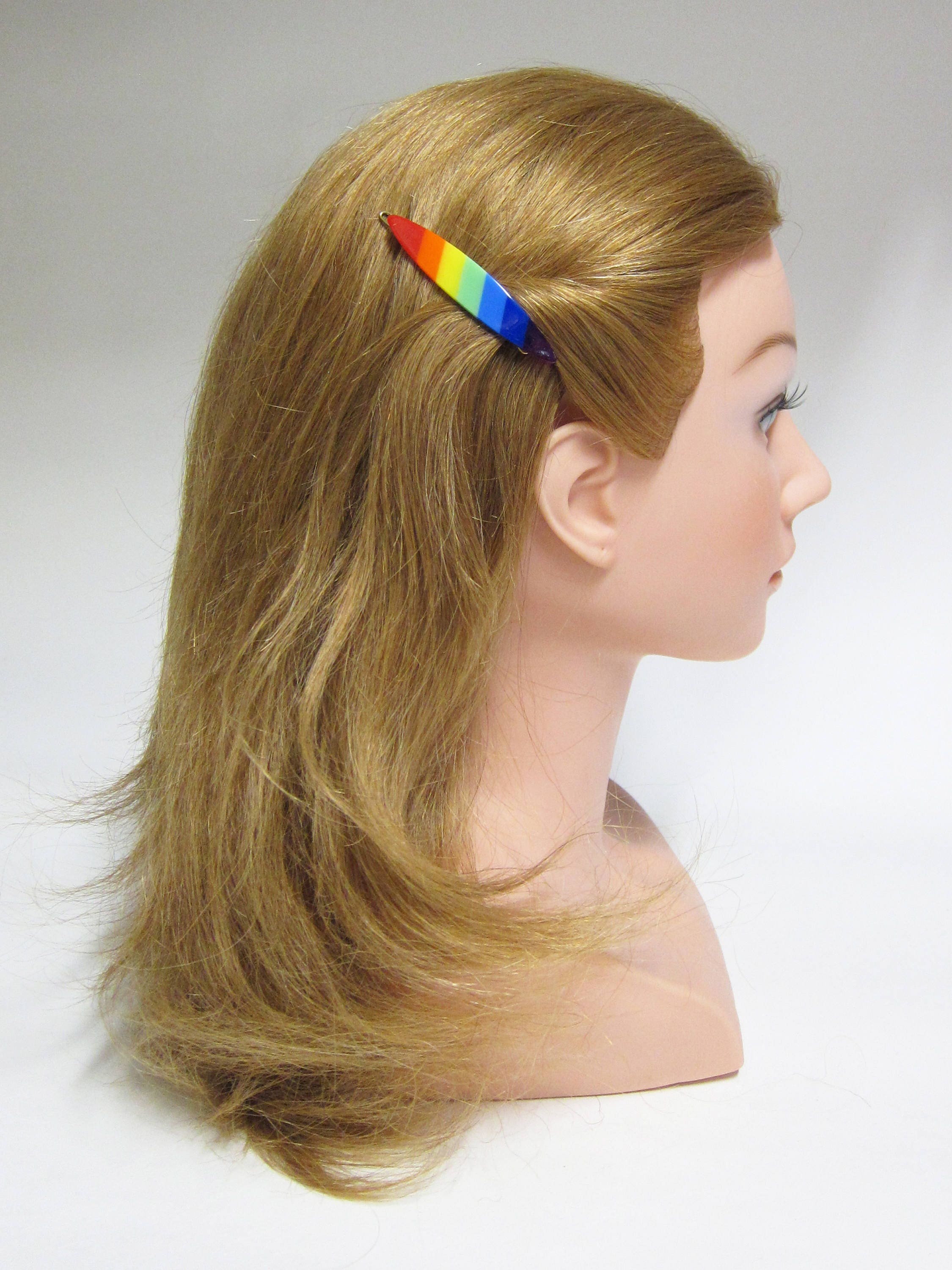 ハンドメイド 〈右留めヘアクリップ〉No.1970 ヘアクリップ ヘアピン