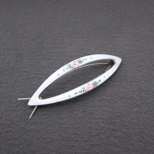 Guilloche Hair Clip - Etsy display picture 3