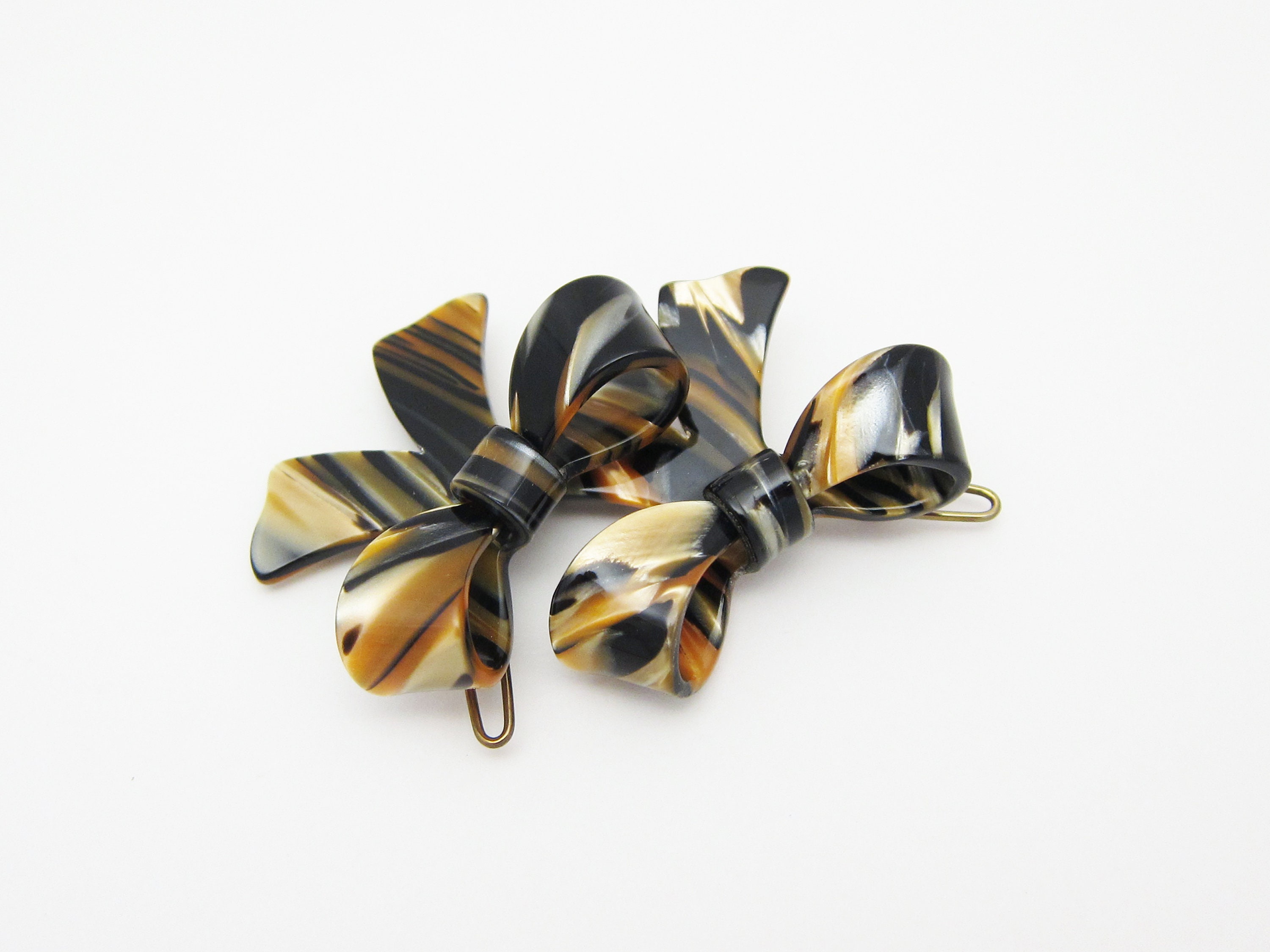 Goody Rance 1980's MARVELLE by GOODY Vintage Hair Clip Pair, 1.6