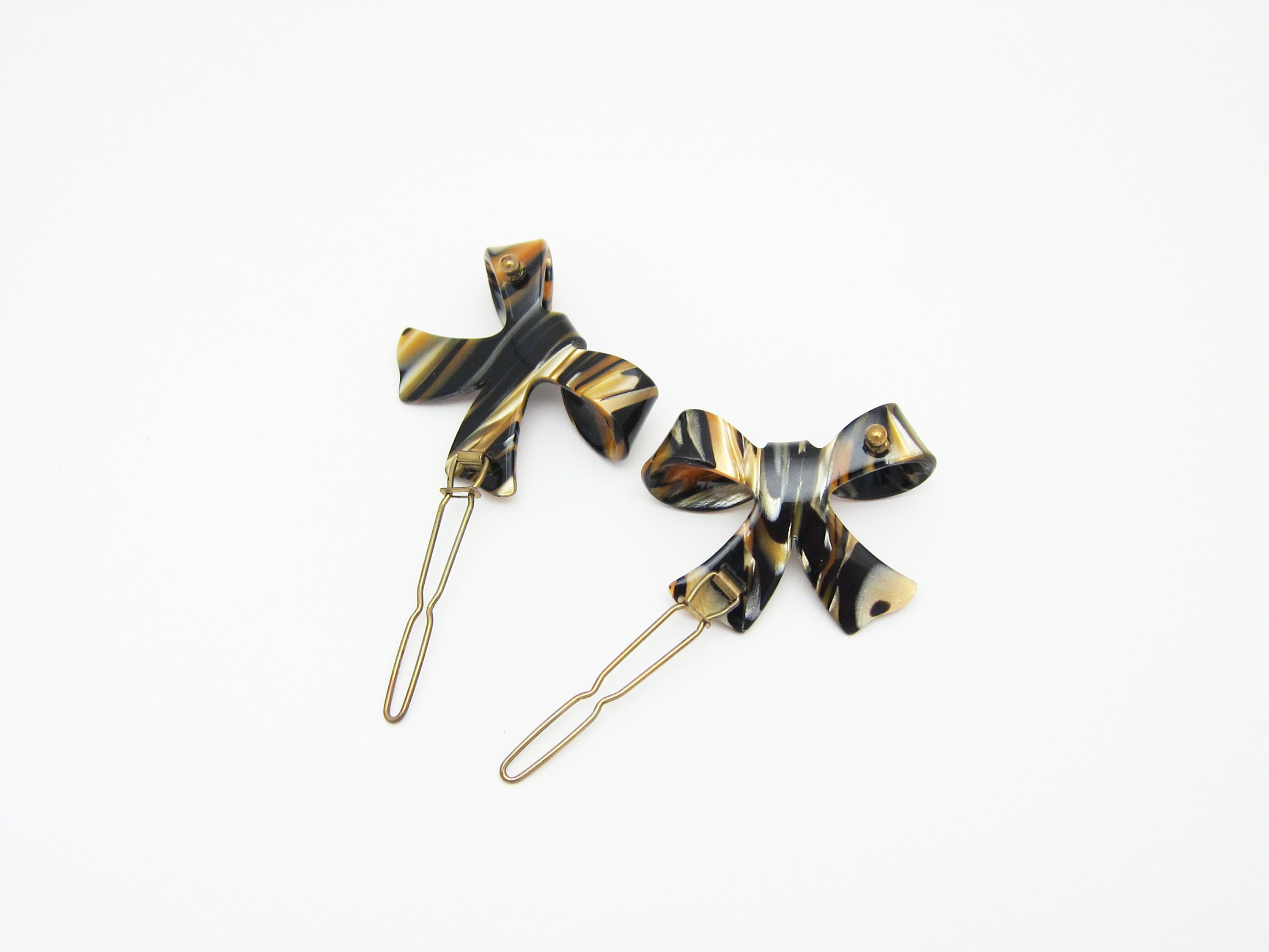 Goody Rance 1980's MARVELLE by GOODY Vintage Hair Clip Pair, 1.6