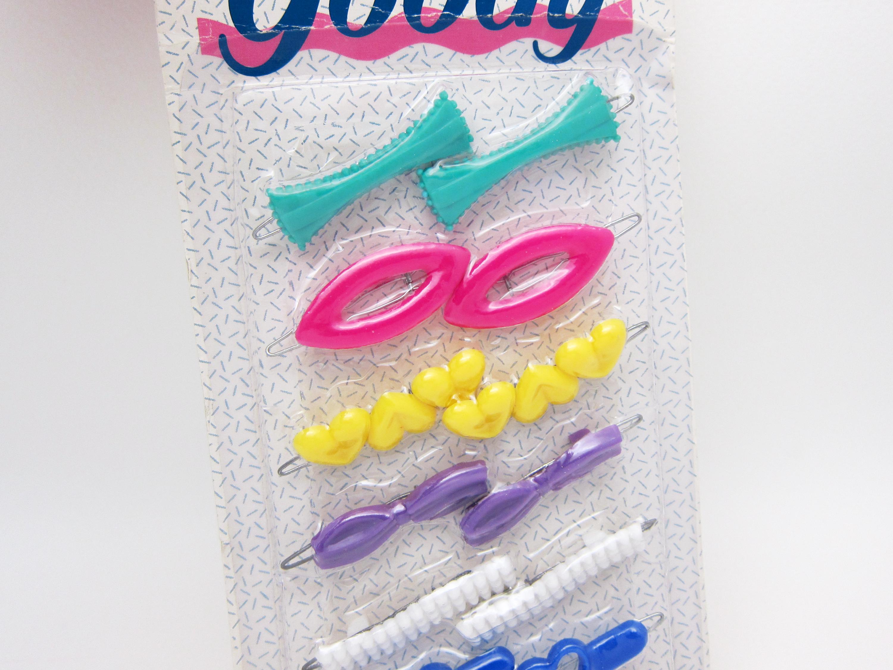 SMALL 1995 Vintage GOODY Snap-tight Kiddie Barrettes, 1.4