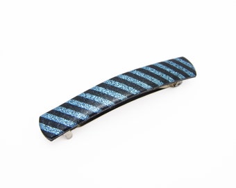 LAURENT OLIVIER French Hair Clip in Blue and White  display picture 1