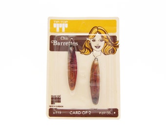 1970年代のTIP-TOP製ヴィンテージバレッタ（ペア）、2インチの半透明