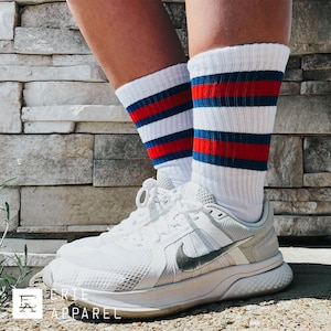 Buffalo Football Team Stripe Socks