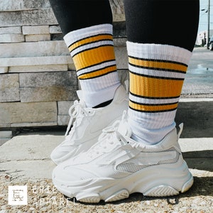 Pittsburgh Football Team Stripe Socks