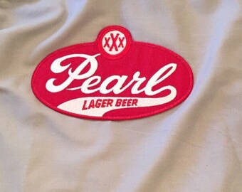 Vintage Pearl Beer Shirt, Bowling Shirt, Musicians Shirt