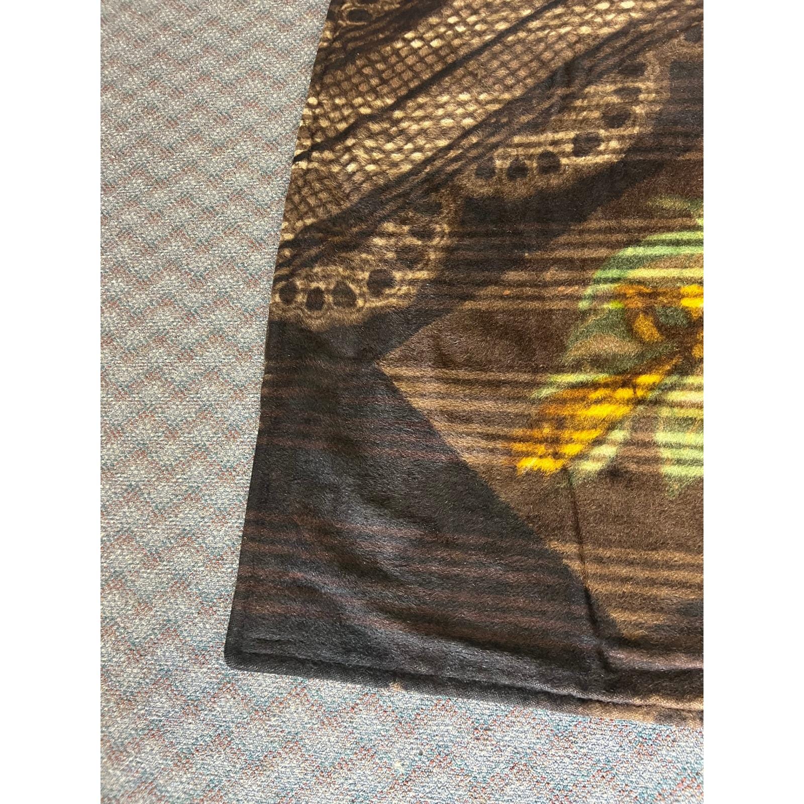 Chase Antique Mohair Horsehair Carriage Blanket Buggy Lap Vintage