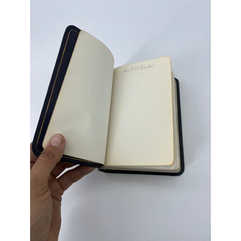 The Living Bible Paraphrased 1971 Tyndale House Black Cowhide Leather Binding zdjęcie 5