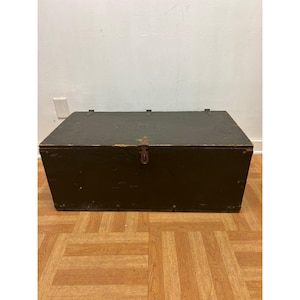 Vintage Military Foot Locker - Etsy