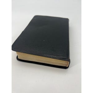 The Living Bible Paraphrased 1971 Tyndale House Black Cowhide Leather Binding zdjęcie 13