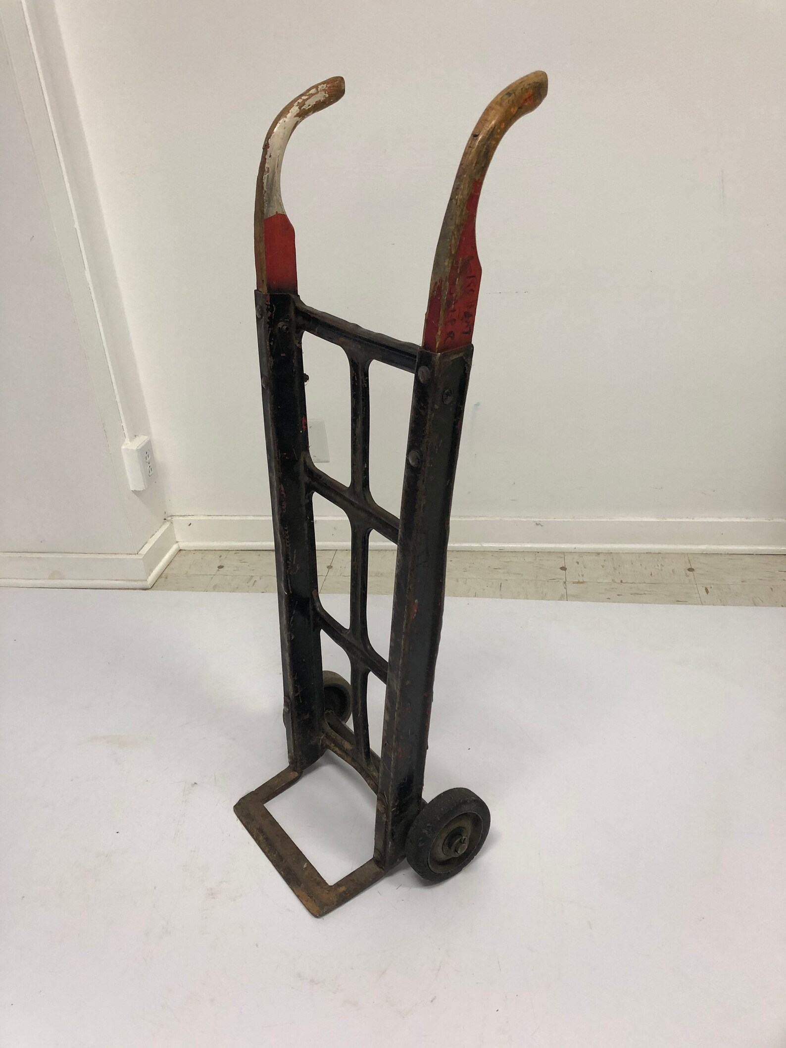 Vintage HAND TRUCK CART bag farm barrel dolly coffee table Etsy