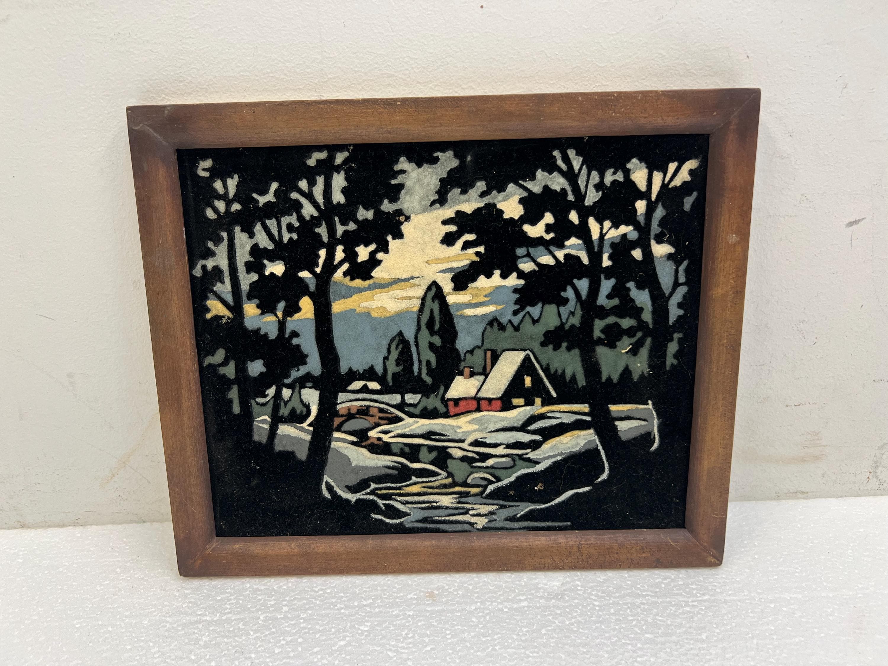 70s Velvet Painting - Etsy