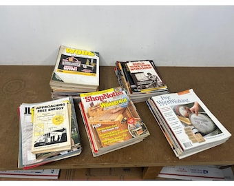 Woodsmith Fine Woodworking 90 Magazines Lot Sourcebooks Catalogs Plans Workbench