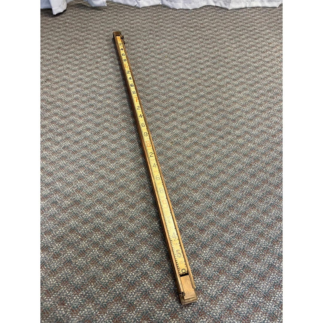 Vintage Lenker Surveying Rod 32-A Leveling Measuring Ruler Grade Rod L ...