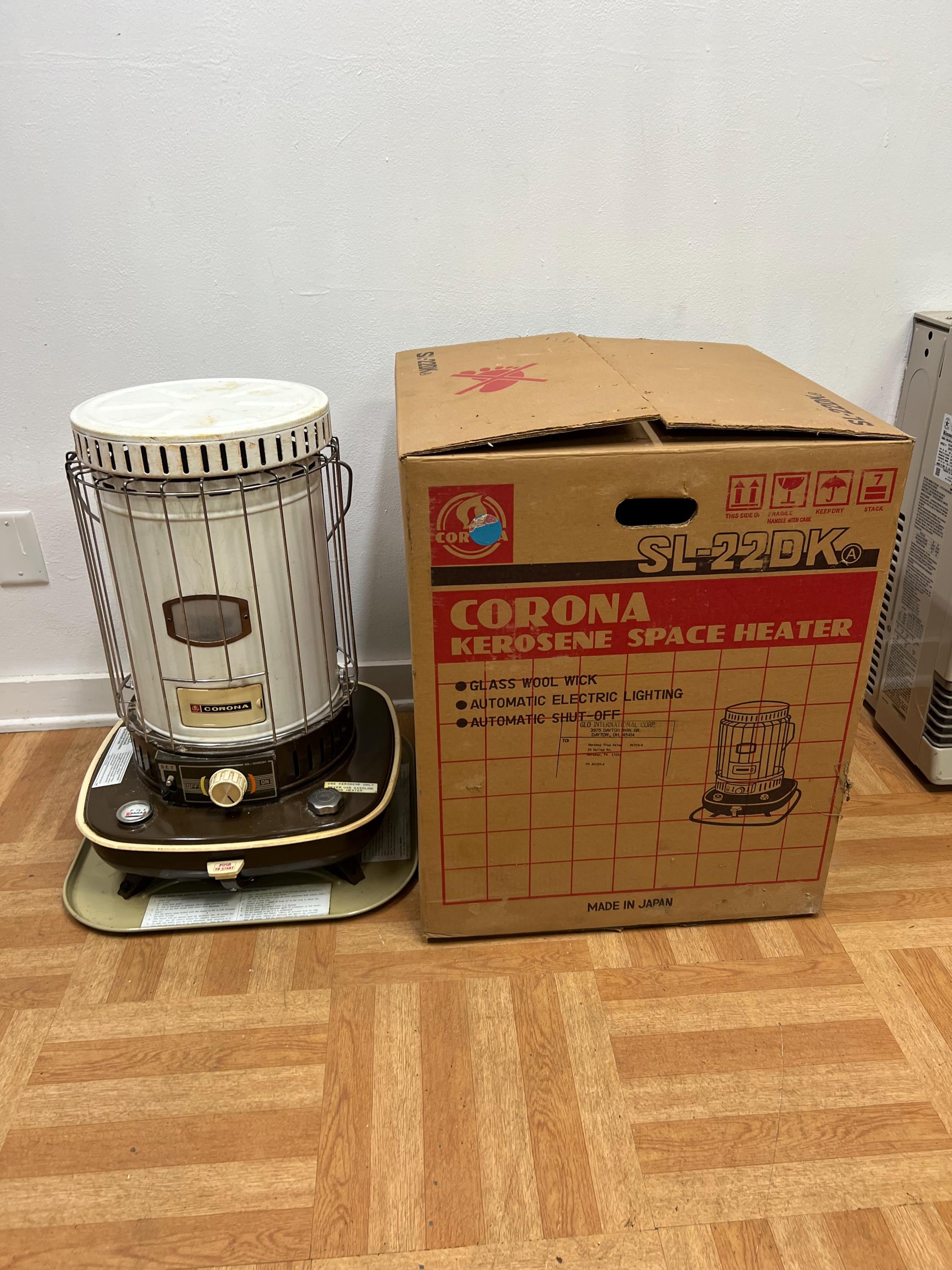 Corona Portable Kerosene Heater Automatic Shut-off Indoor SL-22DK