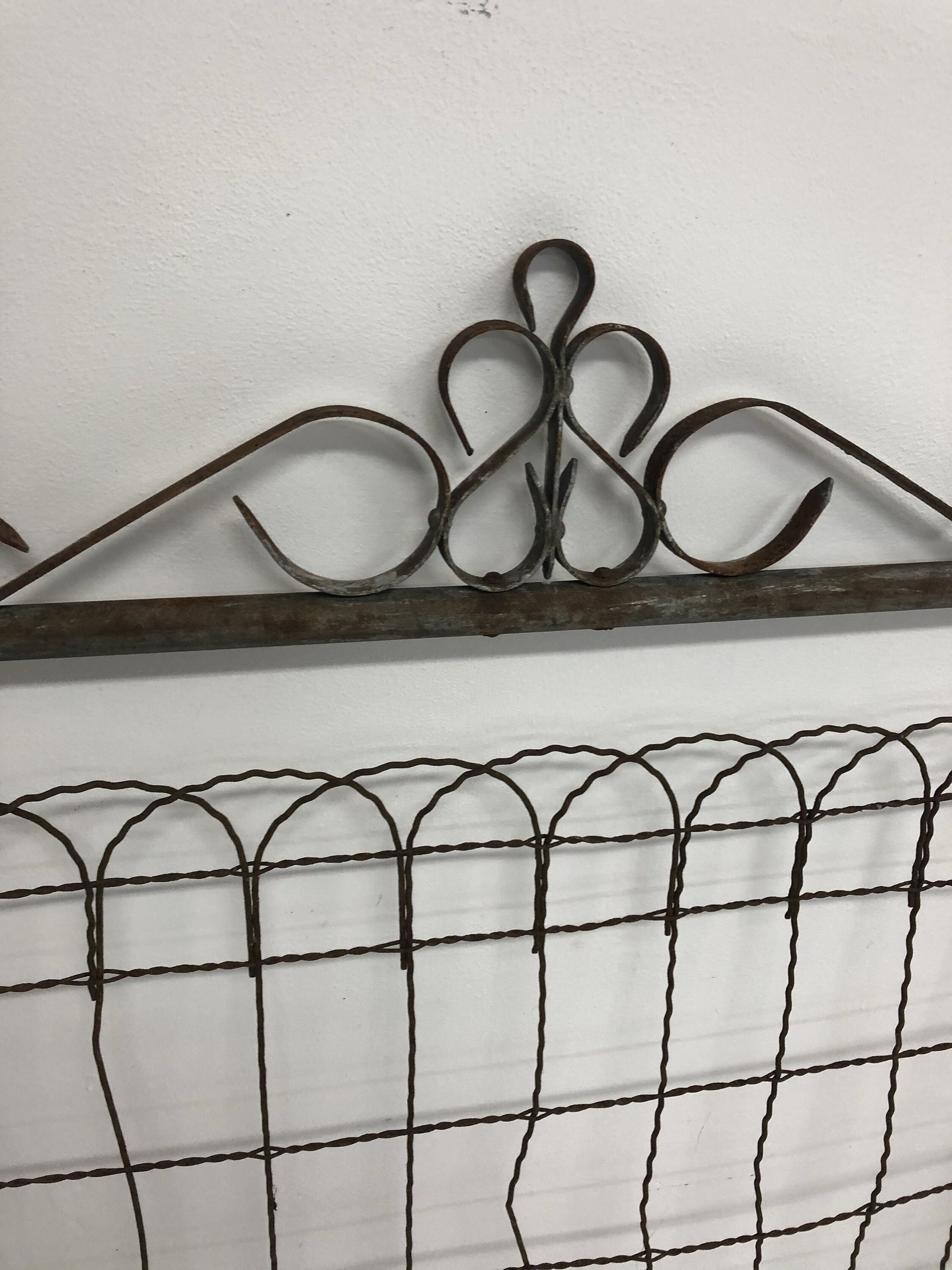 Vintage METAL GATE cerca jardín antiguo rústico victoriano | Etsy