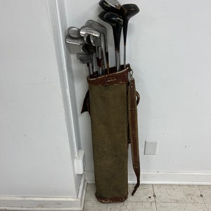 Vintage 1960's Golf Bag Dunlop Golf Bag Dunlop Bag maxfli Golf Bag