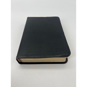 The Living Bible Paraphrased 1971 Tyndale House Black Cowhide Leather Binding zdjęcie 2