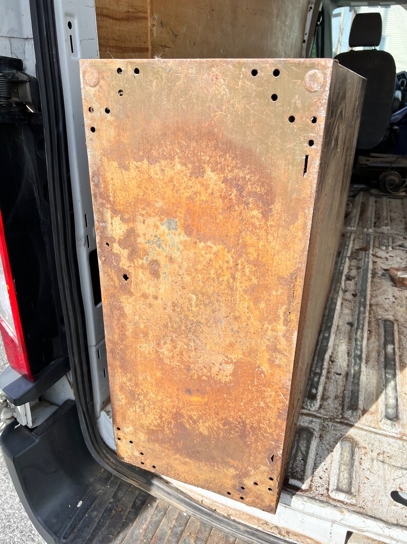 Vintage FILE 5 Drawers W Keys Filing Art Metal Etsy