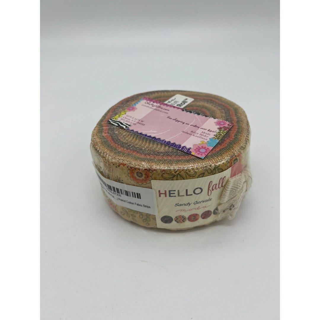 Moda Jelly Roll Sandy Gervais "hello Fall" Precut Cotton Fabric Strips ...