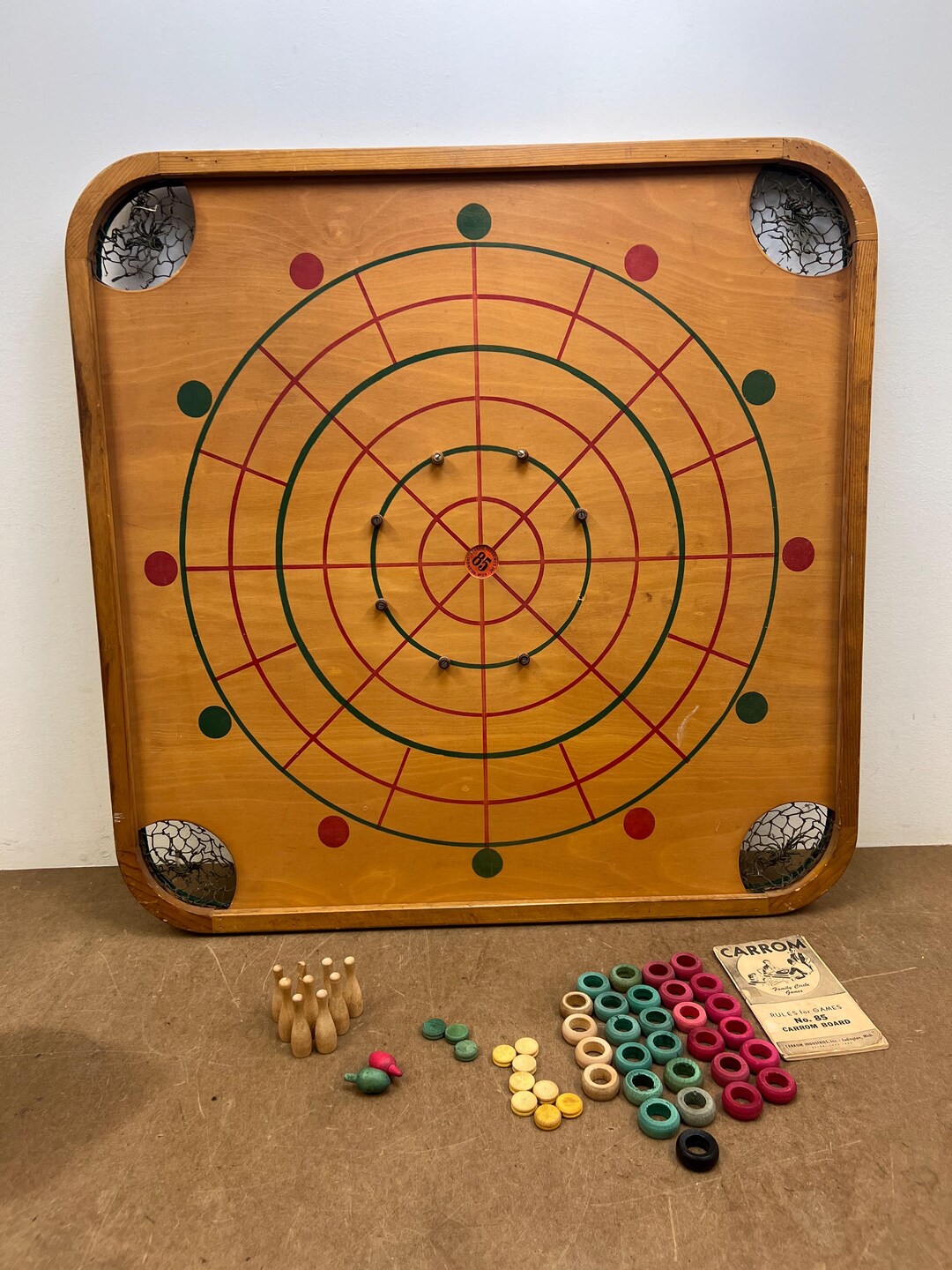 Carrom Game Board Vintagenull