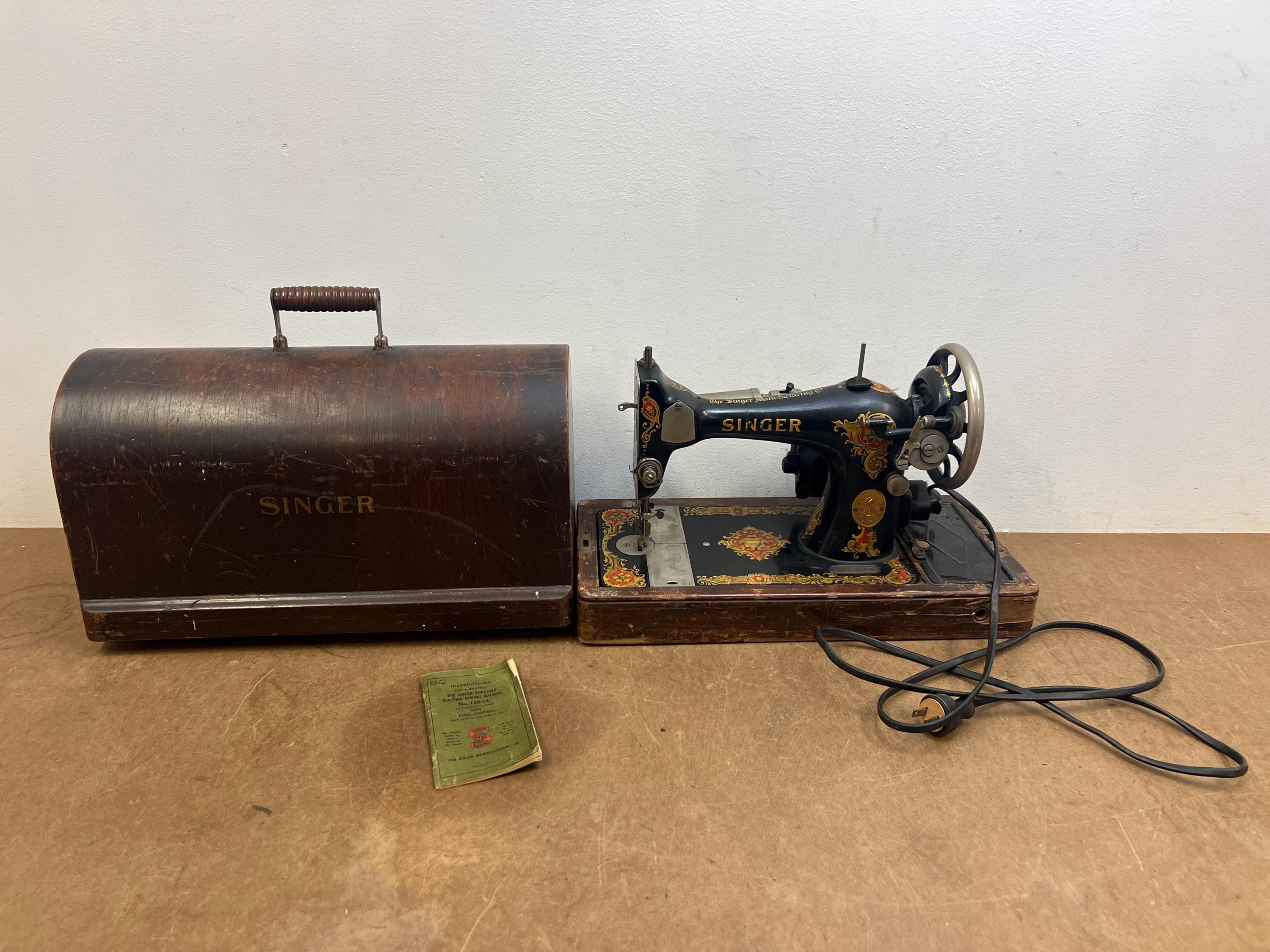 Antique Singer Sewing Machine Case