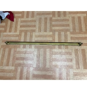 Antique BED END RAIL Cast Iron Tapered Pin Ends frame Twin Full Size bedframe