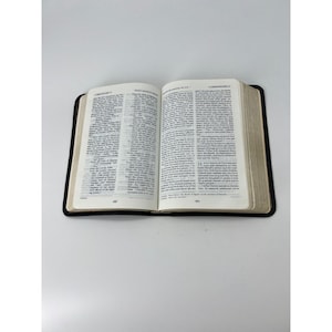 The Living Bible Paraphrased 1971 Tyndale House Black Cowhide Leather Binding zdjęcie 10