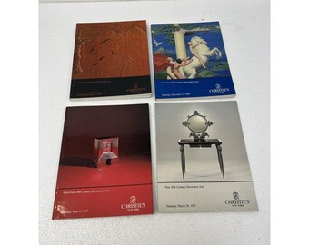 Christie's Auction Catalogs Lot 1983-1987 Important 20th Century Decorative Arts