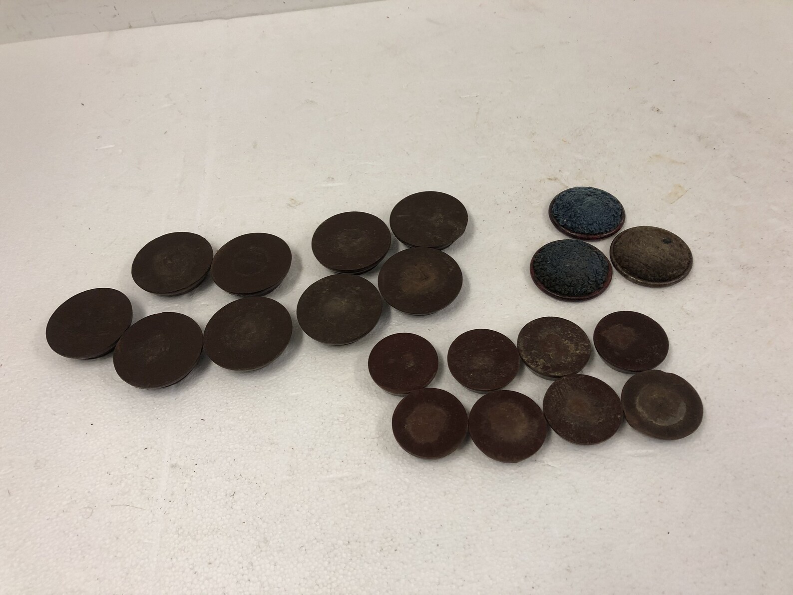 20 Vintage FURNITURE GLIDES LOT sofa couch table round sliders Etsy