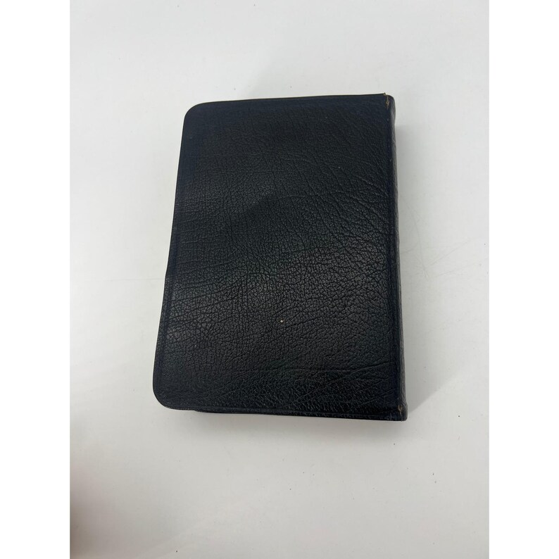 The Living Bible Paraphrased 1971 Tyndale House Black Cowhide Leather Binding zdjęcie 12