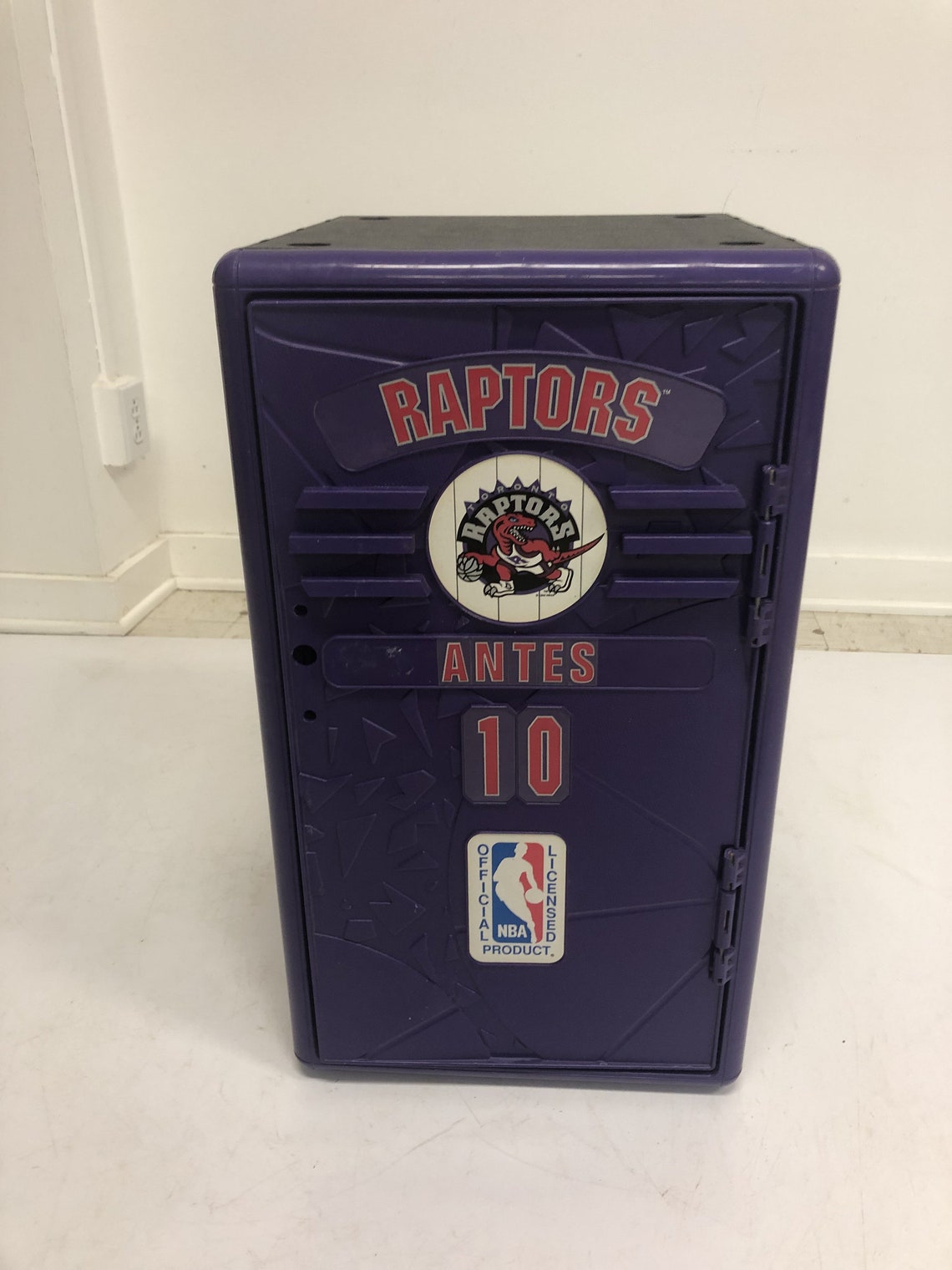 Vintage Toronto Raptors Storage Locker 90s Nba Basketball Etsy