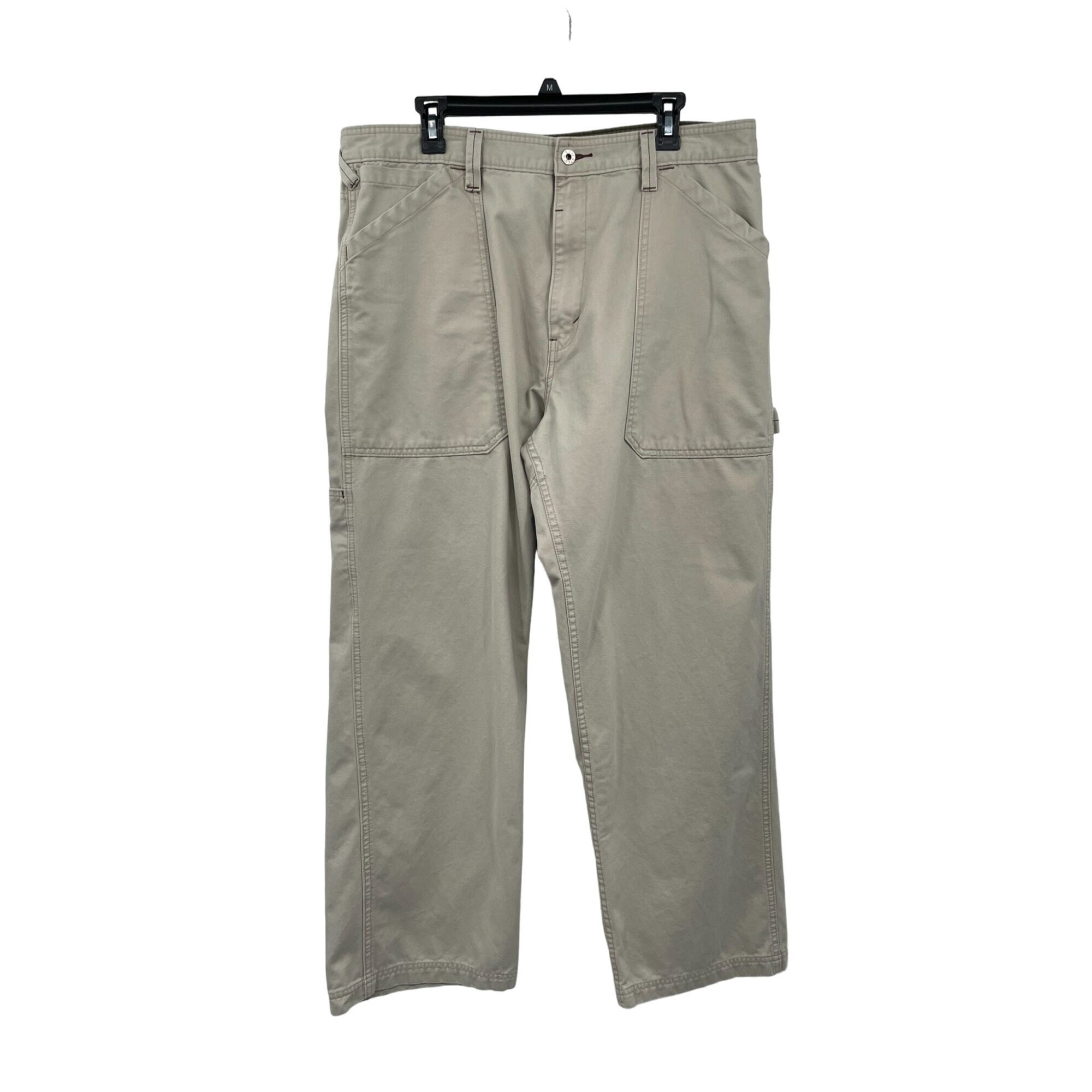 Vintage Levis Silvertab Pants Mens 36x32 Used Light Tan