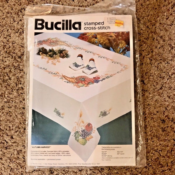 Stamped Cross Stitch Tablecloths Etsy