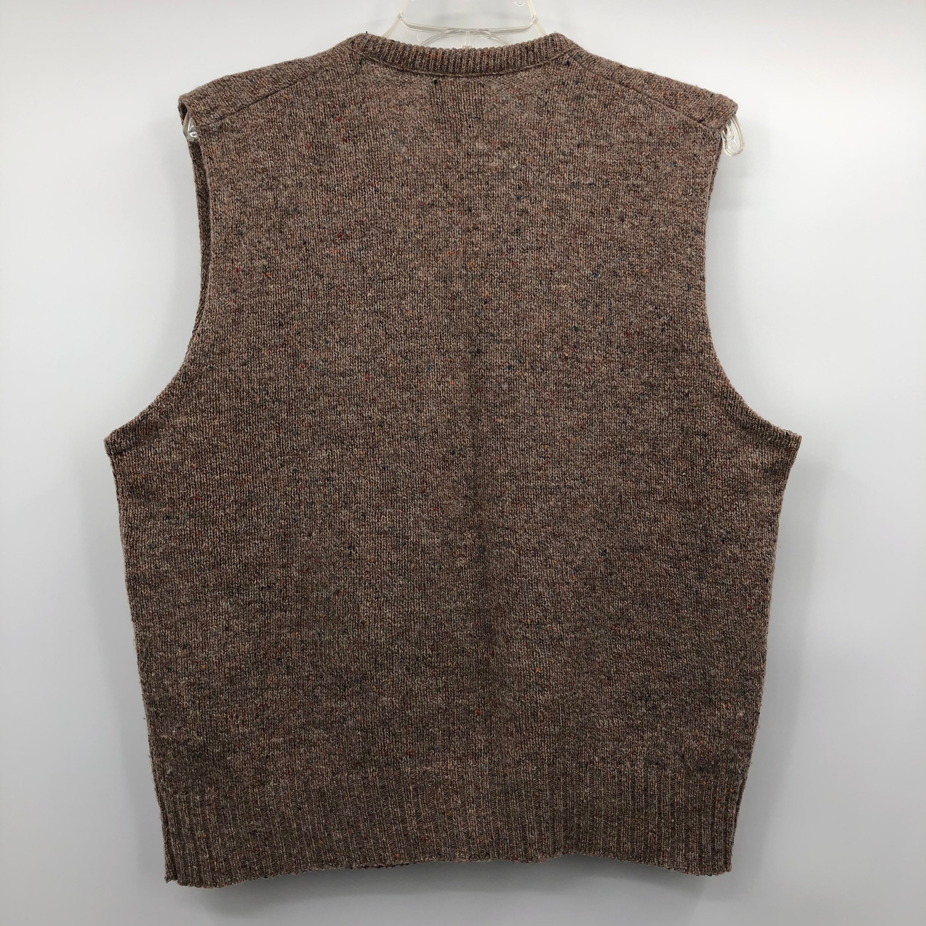 Vintage Robert Bruce Mens Sweater Vest Sz L Gently Used | Etsy