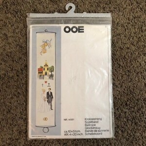 Vintage Oehlenschlager OOE Wedding Cross Stitch Kit 14561 Used RARE *No Needle