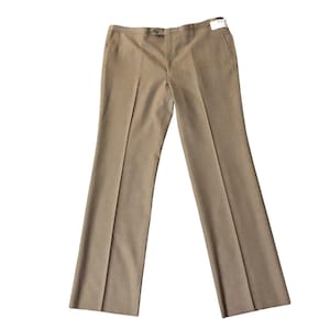 Vintage Sansabelt by Jaymar Ruby Dress Pants Mens 44 NEW Brown (See Issues)