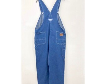 Vintage Big Smith Overalls Mens 50 X 27.5” Used Hemmed Good