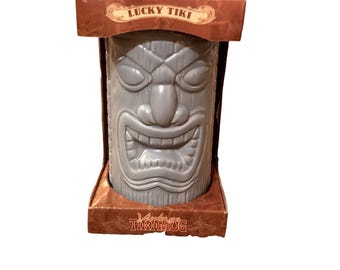 2000 Lucky Tiki Mug God of Luck Hawaiian Collection Y2K Open Box