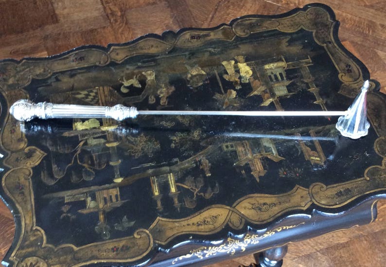 Vintage Large Silver Plated Candle Snuffer in Renaissance Etsy