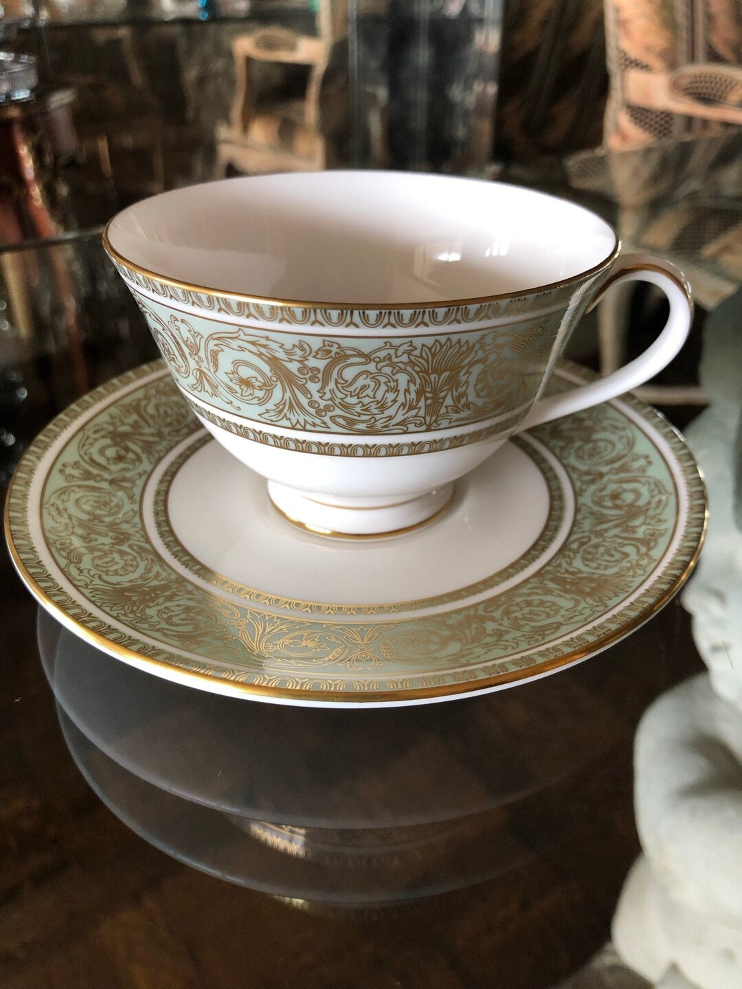 One of Seven Remaining Royal Doulton English Renaissance Cup and Saucer