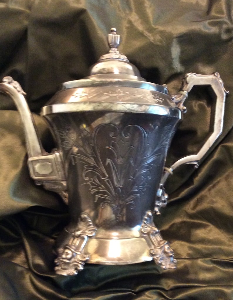 Aesthetic Period Silver Plated Coffee Pot