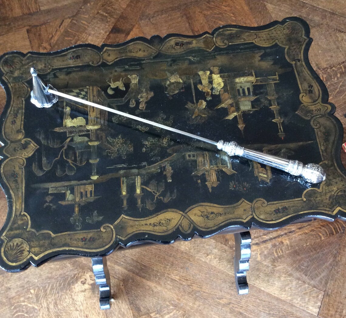 Vintage Large Silver Plated Candle Snuffer in Renaissance Etsy