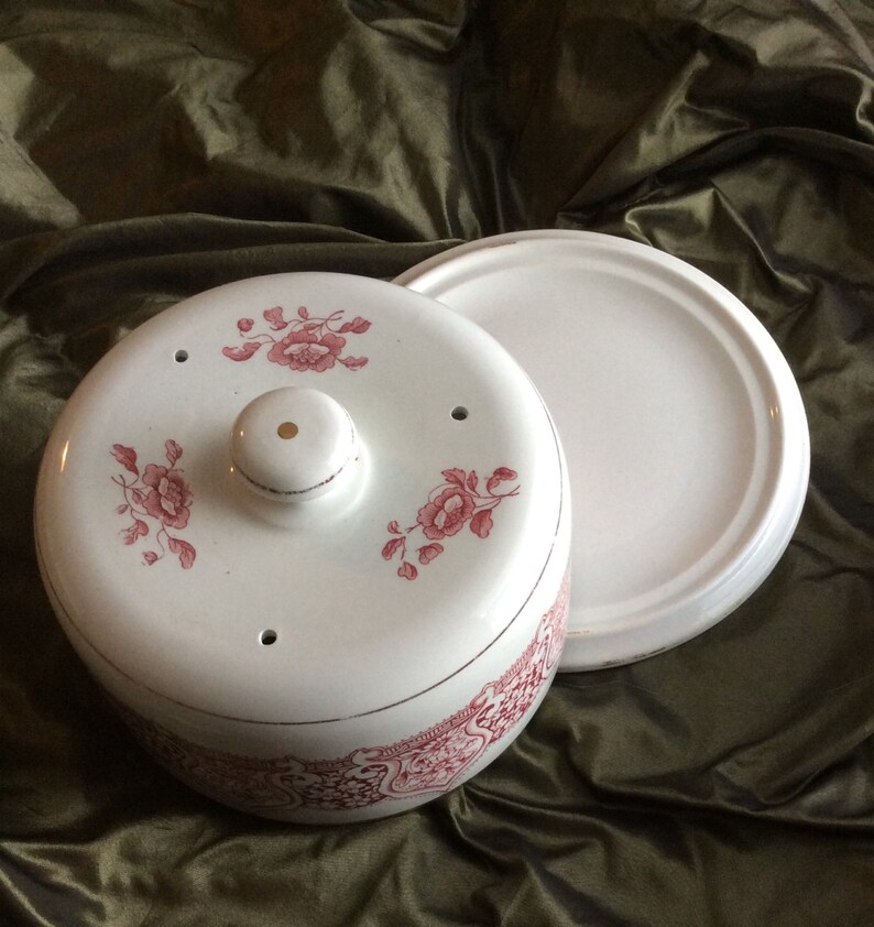 Antique Cheese Keeper Consisting of Dome and Serving Platter Etsy