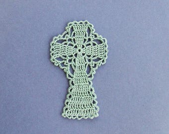 Crochet PATTERN for Irish Celtic Bookmark - Thread Crochet Celtic Cross Bookmark Pattern