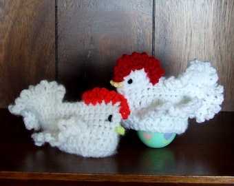 Chicken Egg Cozy - PDF PATTERN DOWNLOAD - Chick Egg Cover For Easter Decoration