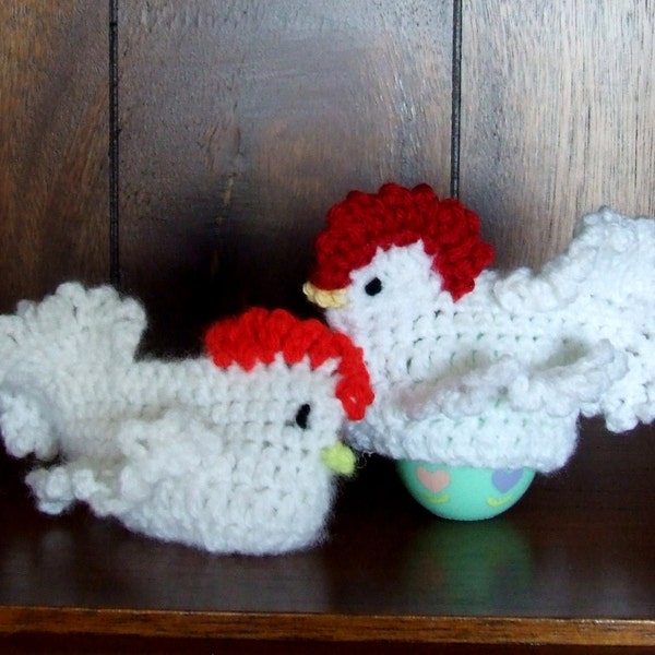 Chicken Egg Cozy - PDF PATTERN DOWNLOAD - Chick Egg Cover For Easter Decoration