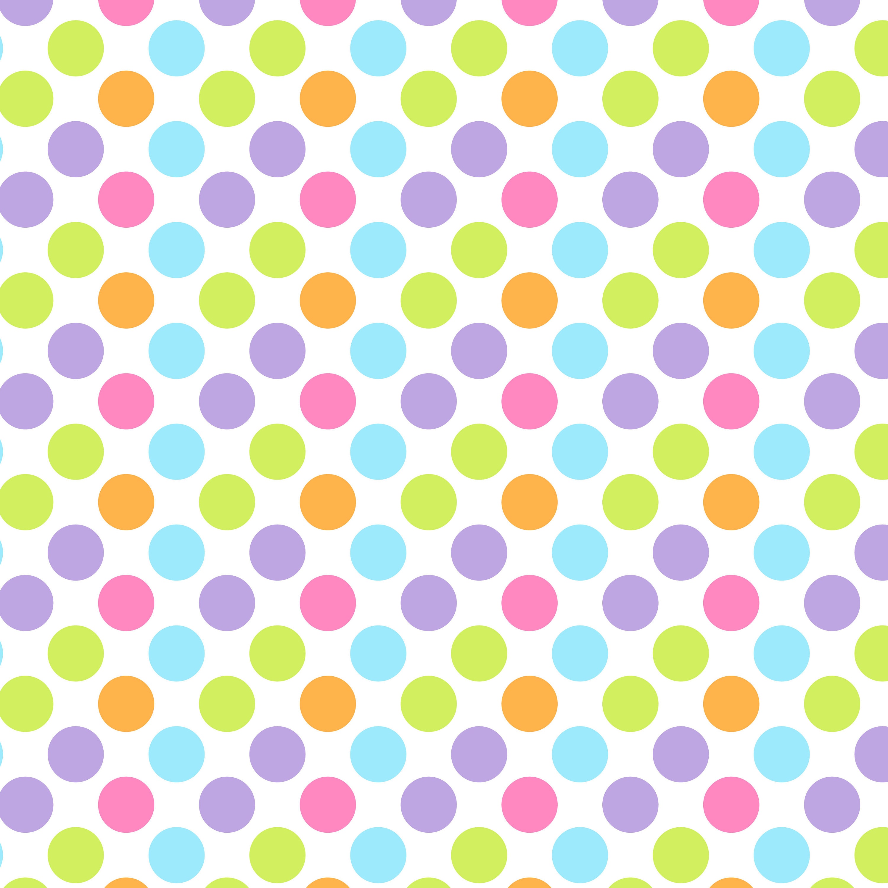 NEW Multi Colored Polka Dot Cardstock Paper Etsy